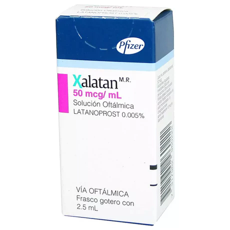 XALATAN LATANOPROST 50MCG SOLUCIÓN OFTÁLMICA 2.5ML