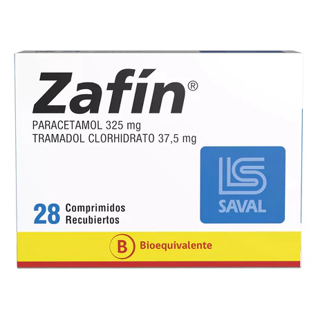 ZAFÍ­N PARACETAMOL / TRAMADOL 28 COMPRIMIDOS RECUBIERTOS