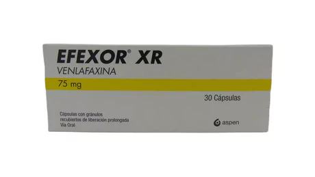 EFEXOR XR (R) VENLAFAXINA 75MG 30 CÁPSULAS