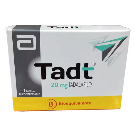 TADT (B) TADALAFILO 20MG 1 LÁMINA BUCODISPERSABLE