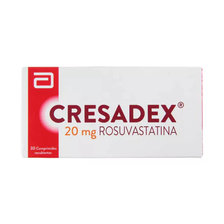 CRESADEX ROSUVASTATINA 20MG 30 COMPRIMIDOS RECUBIERTOS