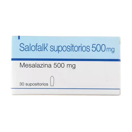SALOFALK MESALAZINA 500MG 30 SUPOSITORIOS