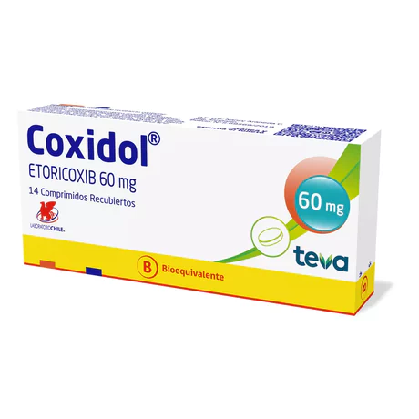 COXIDOL (B) ETORICOXIB 60MG 14 COMPRIMIDOS RECUBIERTOS