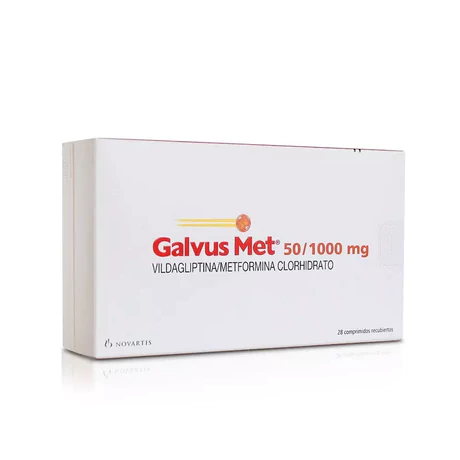 GALVUS MET 50/1000 VILDAGLIPTINA / METFORMINA 28 COMPRIMIDOS RECUBIERTOS