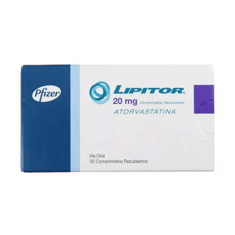 LIPITOR (R) ATORVASTATINA 20MG 30 COMPRIMIDOS RECUBIERTOS