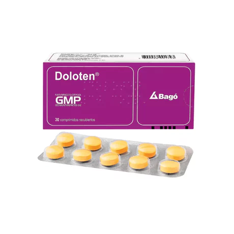 DOLOTEN PARACETAMOL / TRAMADOL 30 COMPRIMIDOS RECUBIERTOS