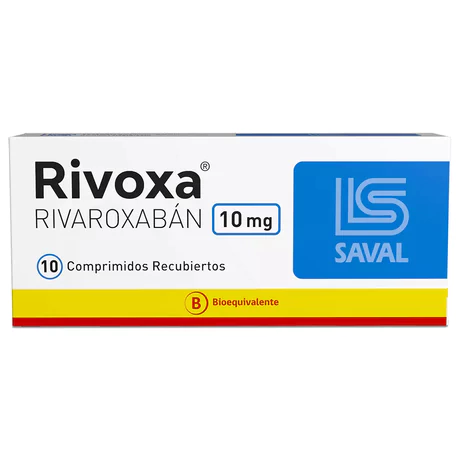 RIVOXA (B) RIVAROXABÁN 10MG 10 COMPRIMIDOS RECUBIERTOS