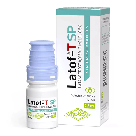LATOF-T SP LATANOPROST / TIMOLOL SOLUCIÓN OFTÁLMICA 2.5ML