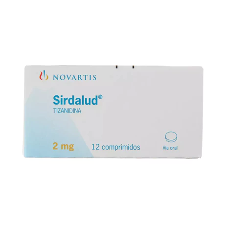 SIRDALUD TIZANIDINA 2MG 12 COMPRIMIDOS