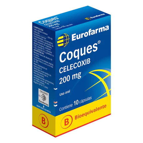 COQUES (B) CELECOXIB 200MG 10 CÁPSULAS