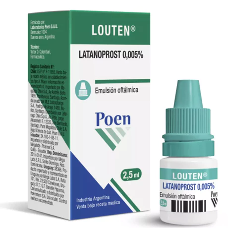 LOUTEN LATANOPROST 0.005% EMULSIÓN OFTALMOLÓGICA 2.5ML