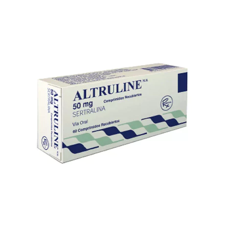 ALTRULINE (R) SERTRALINA 50MG 60 COMPRIMIDOS RECUBIERTOS