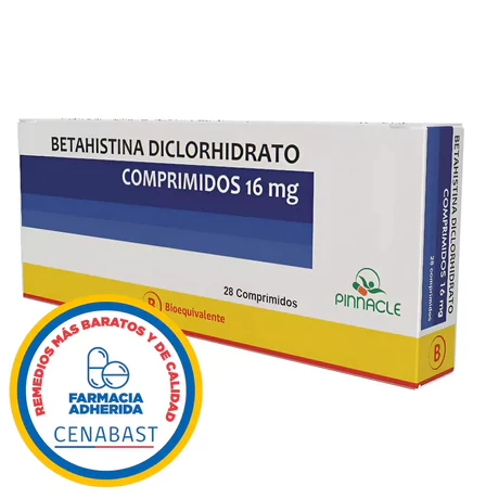 BETAHISTINA (B) 16MG 28 COMPRIMIDOS - CENABAST