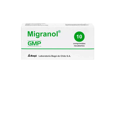 MIGRANOL 10 COMPRIMIDOS RECUBIERTOS
