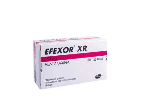 Efexor XR (R) Venlafaxina 150mg 30 Cápsulas