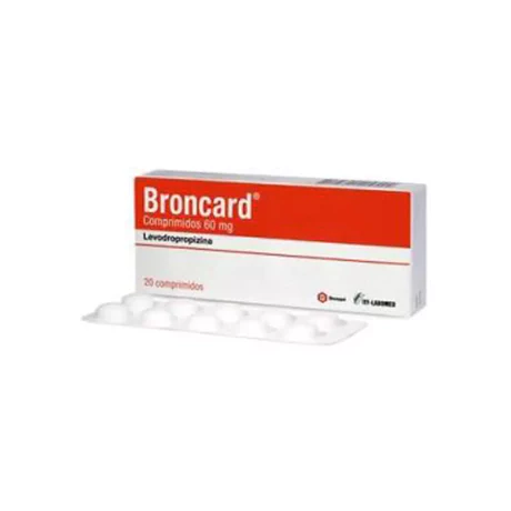 BRONCARD LEVODROPROPIZINA 60MG 20 COMPRIMIDOS