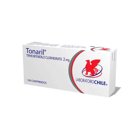 TONARIL TRIHEXIFENIDILO 2MG 100 COMPRIMIDOS