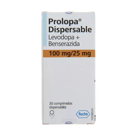 PROLOPA BENSERAZIDA / LEVODOPA 25/100 30 COMPRIMIDOS