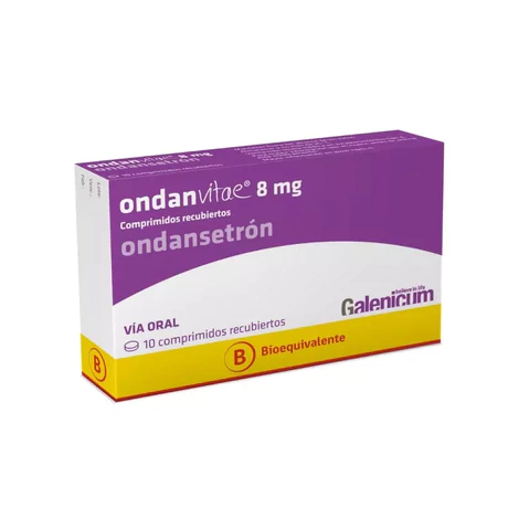 ONDANVITAE (B) ONDANSETRÓN 8MG 10 COMPRIMIDOS RECUBIERTOS