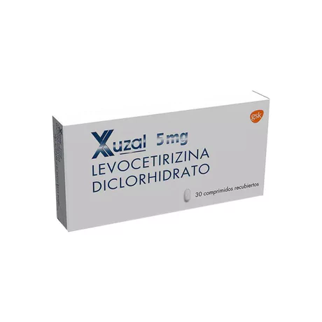 XUZAL (R) LEVOCETIRIZINA 5MG 30 COMPRIMIDOS RECUBIERTOS