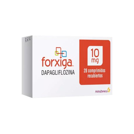 FORXIGA DAPAGLIFLOZINA 10MG 28 COMPRIMIDOS RECUBIERTOS