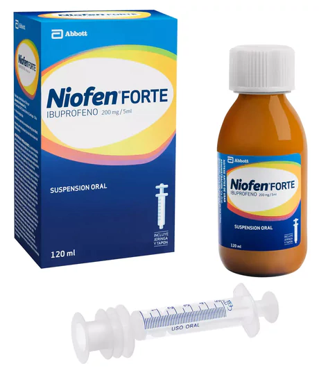 NIOFEN FORTE IBUPROFENO 200MG/5ML JARABE 120ML