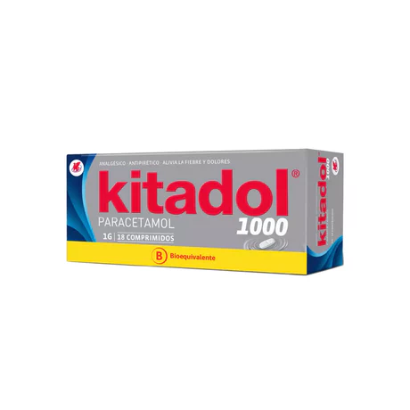 KITADOL (B) PARACETAMOL 1G 18 COMPRIMIDOS