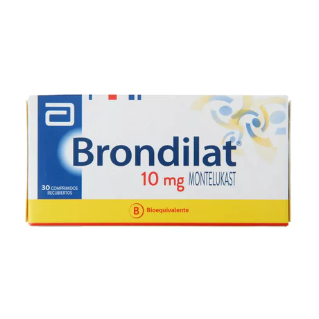 BRONDILAT (B) MONTELUKAST 10MG 30 COMPRIMIDOS RECUBIERTOS