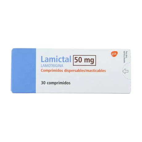 LAMICTAL (R) LAMOTRIGINA 50MG 30 COMPRIMIDOS MASTICABLES