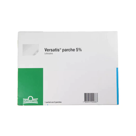 VERSATIS LIDOCAINA 5% 5 PARCHES