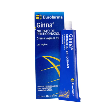GINNA NITRATO DE FENTICONAZOL 2% CREMA VAGINAL 40G