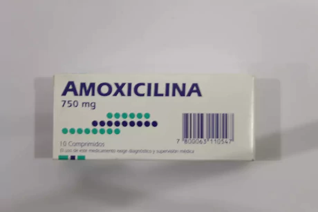 AMOXICILINA 750MG 10 COMPRIMIDOS