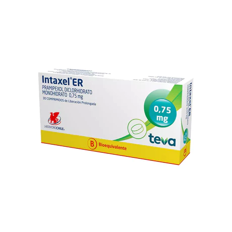 INTAXEL ER (B) PRAMIPEXOL 0.75MG 30 COMPRIMIDOS PROLONGADOS
