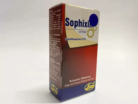 SOPHIXIN OFTENO (B) CIPROFLOXACINO 0.3% SOLUCIÓN OFTÁLMICA 5ML