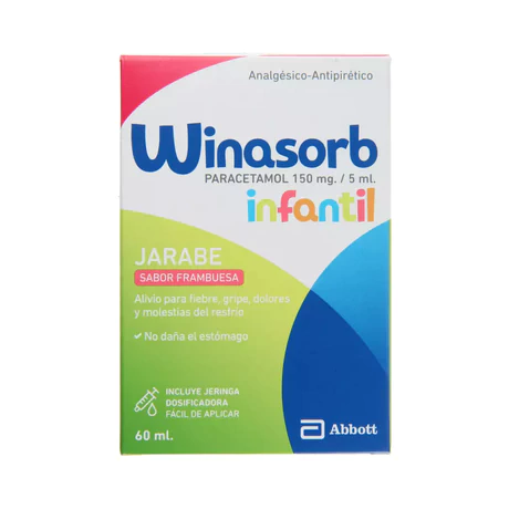 WINASORB INFANTIL PARACETAMOL JARABE 60ML