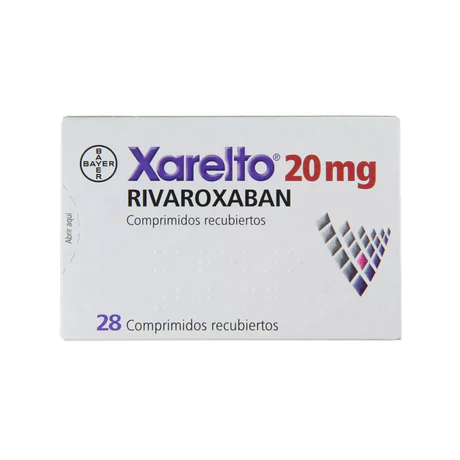 XARELTO (R) 20MG RIVAROXABAN 28 COMPRIMIDOS RECUBIERTOS