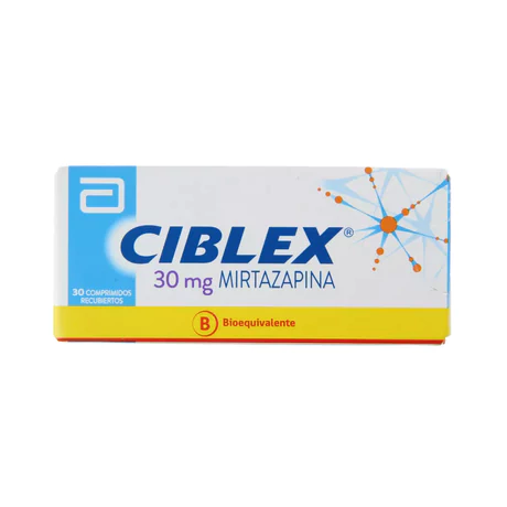 CIBLEX (B) MIRTAZAPINA 30MG 30 COMPRIMIDOS RECUBIERTOS