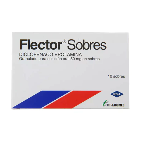 FLECTOR DICLOFENACO EPOLAMINA 50MG SOLUCIÓN ORAL 10 SOBRES