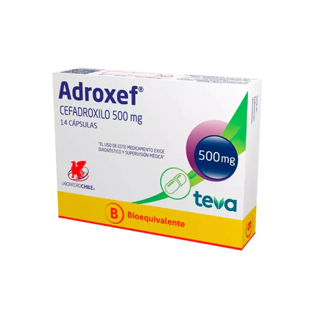ADROXEF (B) CEFADROXILO 500MG 14 CÁPSULAS