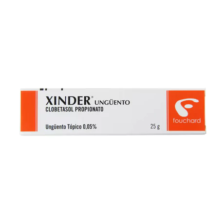 XINDER CLOBETASOL 0.05% UNGÜENTO TÓPICO 25G