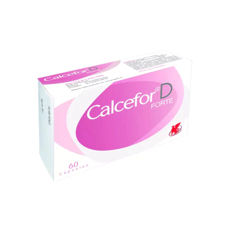 CALCEFOR D FORTE CALCIO/VITAMINA D3 60 CÁPSULAS