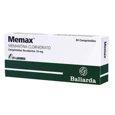 MEMAX MEMANTINA 10MG 30 COMPRIMIDOS RECUBIERTOS
