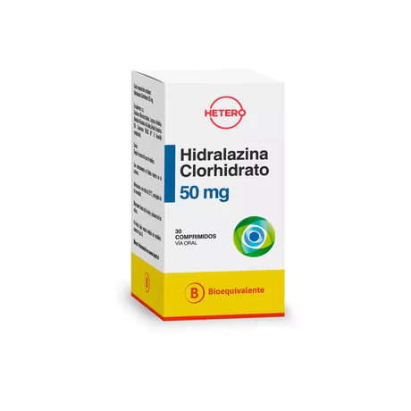 HIDRALAZINA (B) 50MG 30 COMPRIMIDOS