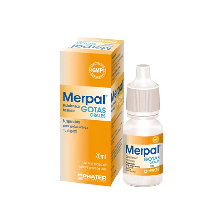 MERPAL DICLOFENACO RESINATO 15MG/5ML ORAL GOTAS 20ML