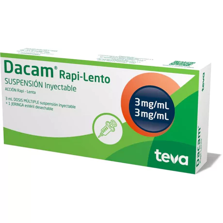 DACAM RAPI-LENTO BETAMETASONA 3MG/ML INYECTABLE 1 JERINGA