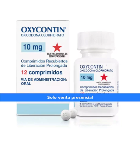 OXYCONTIN OXICODONA 10MG 12 COMPRIMIDOS PROLONGADOS