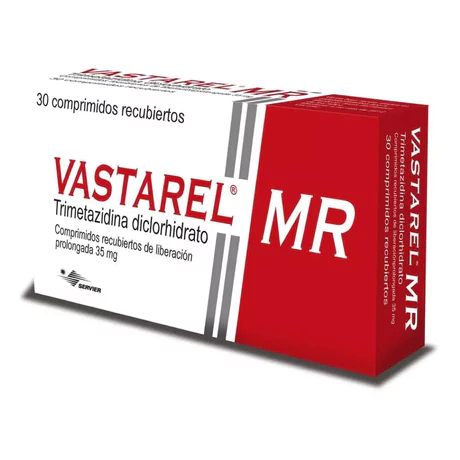 VASTAREL MR TRIMETAZIDINA 35MG 30 COMPRIMIDOS PROLONGADOS