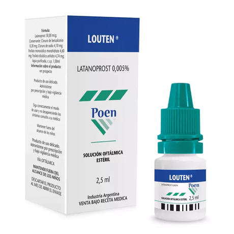 LOUTEN LATANOPROST SOLUCIÓN OFTÁLMICA 2.5ML