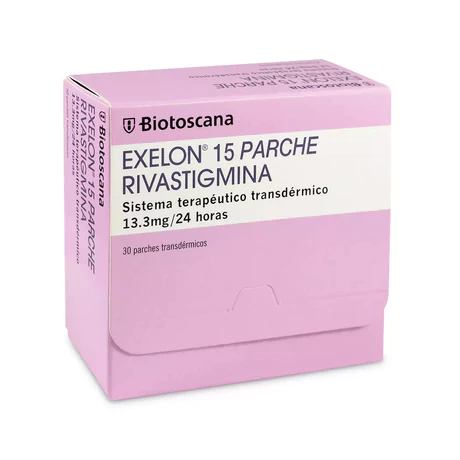EXELON 15 RIVASTIGMINA 13.3MG 30 PARCHES TRANSDÉRMICOS