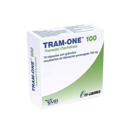 TRAM-ONE TRAMADOL 100MG 10 CÁPSULAS PROLONGADAS